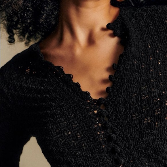 Sezane Martie Cardigan 🖤 NWOT - Picture 2 of 2